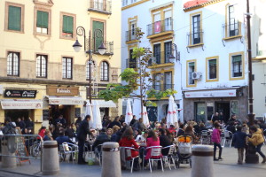 square in Sevilla